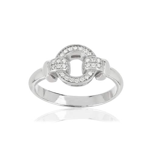 Bague argent 925 cercle zirconias