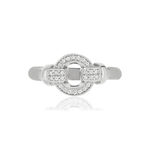 Bague argent 925 cercle zirconias - vue 3