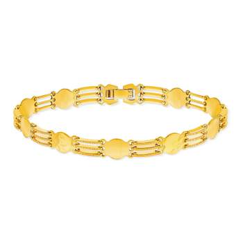 19.5 cm gold-plated fashion bracelet