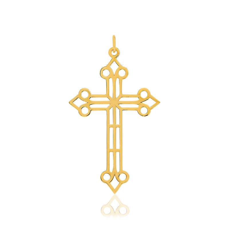 Croix or jaune 375 - vue 1