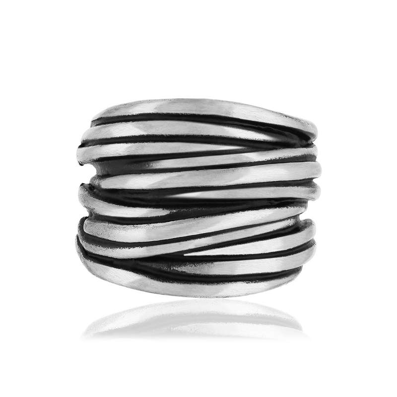 Bague acier - vue 3