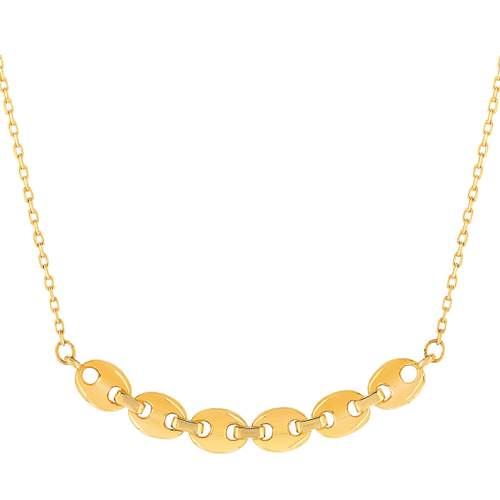 Collier or jaune 375 45 cm