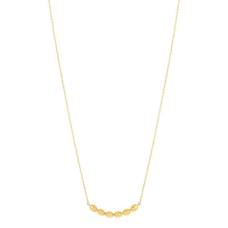 Collier or jaune 375 45 cm - vue 2