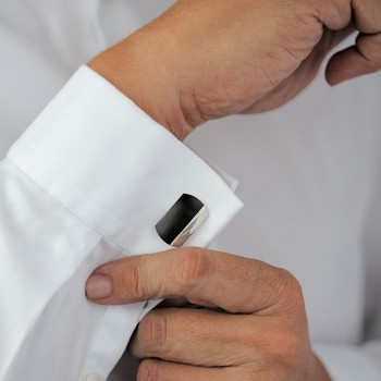 Boutons de manchette acier