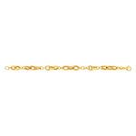 Geelgouden armband 375 19 cm - zicht 2