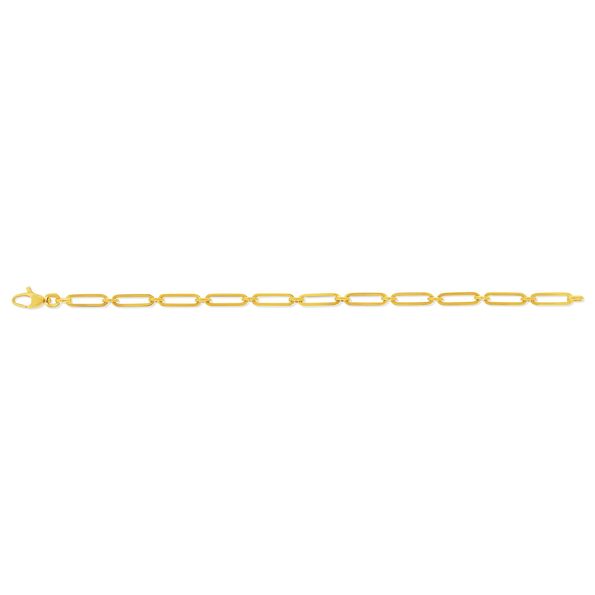 Bracelet or jaune 375 19 cm