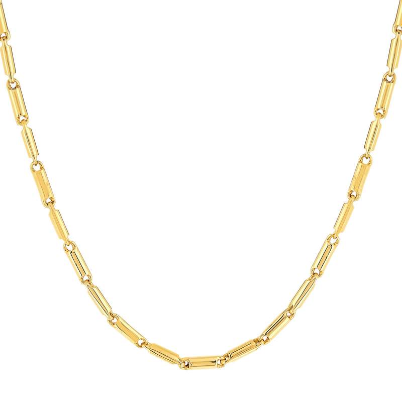 Collier or 750 jaune 50 cm - vue 1