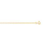 Chaine or 750 maille forcat 50 cm - vue 1