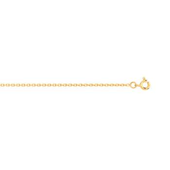 Chaine or 750 maille forcat 50 cm