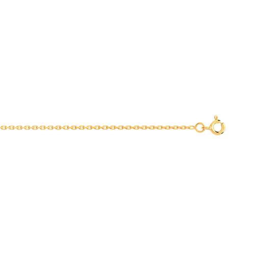 Chaine or maille forcat 50 cm