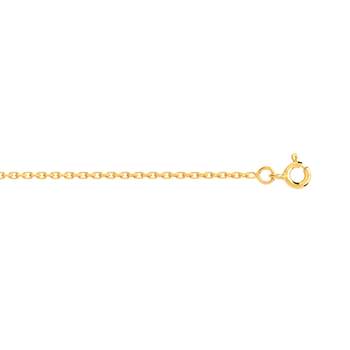 Chaine or 750 maille forcat 50 cm