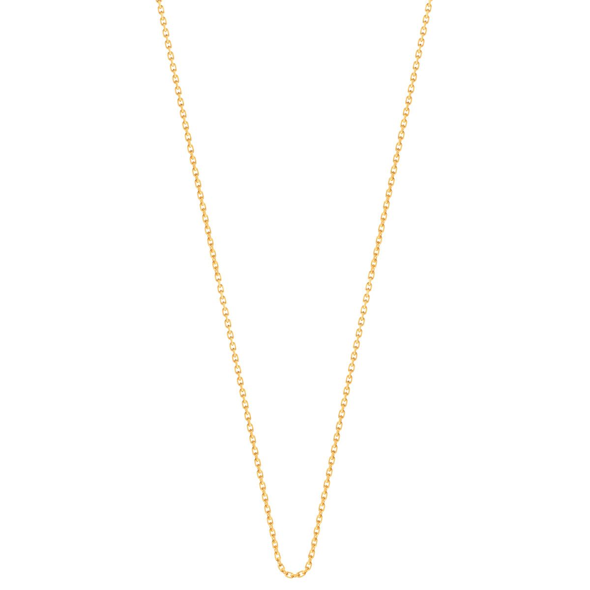 Chaine or maille forcat 50 cm - vue D2