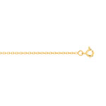 Chaine or maille forcat 55 cm - vue D1
