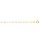 Chaine or 750 maille forcat 50 cm - vue 1