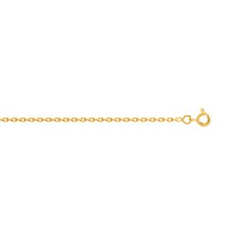 Chaine or 750 maille forcat 50 cm