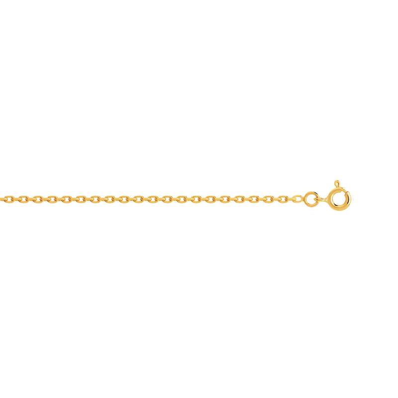 Chaine or maille forcat 50 cm - vue 1