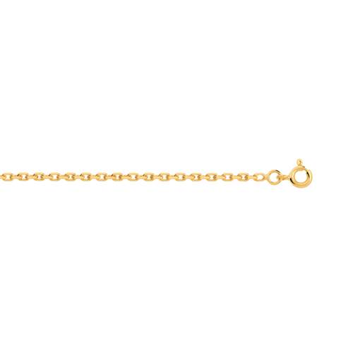 Chaine or maille forcat 55 cm