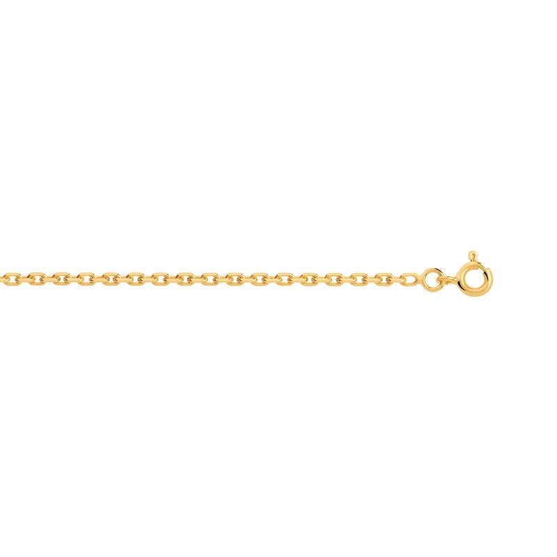 Chaine or maille forcat 55 cm - vue 1