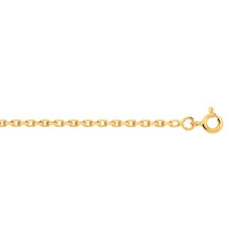Chaine or maille forcat 55 cm