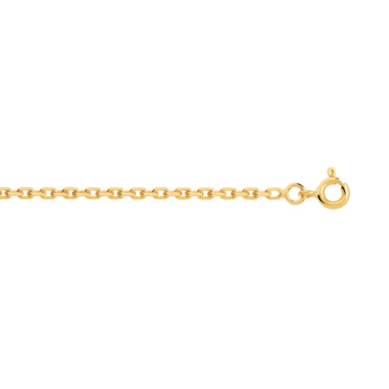 Chaine or maille forcat 55 cm - vue D1