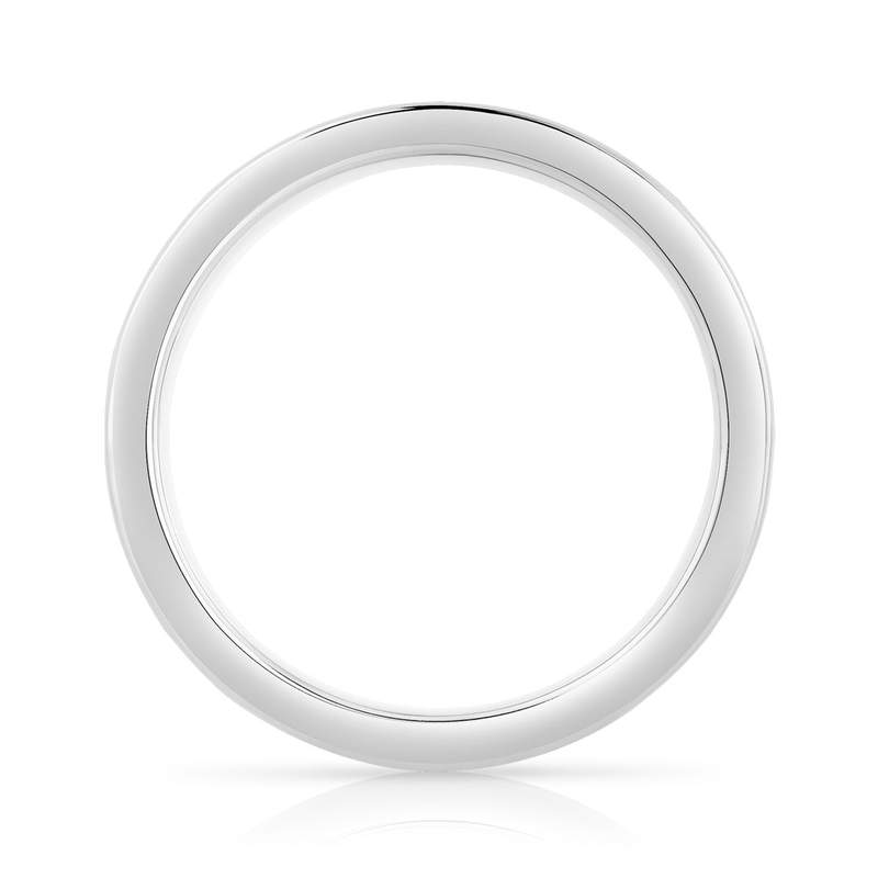 Alliance or 750 blanc diamants synthétiques 2 carats - vue 2