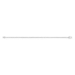 Bracelet tennis or 750 blanc diamant synthétique - vue 1