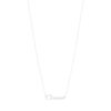Collier argent 925 maille forçat prénom personnalisable 45cm - vue V2