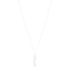 Collier argent 925 maille forçat prénom personnalisable 45cm - vue V2