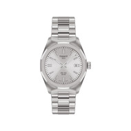 Montre TISSOT PRC 100 SOLAR mixte, mouvement solaire, cadran gris, bracelet acier inoxydable gris