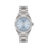 Montre TISSOT PRC 100 SOLAR mixte, mouvement solaire, cadran bleu, bracelet acier inoxydable - vue V1