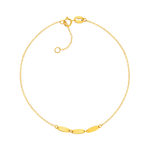 Bracelet or 375 jaune 18.5cm - vue 1