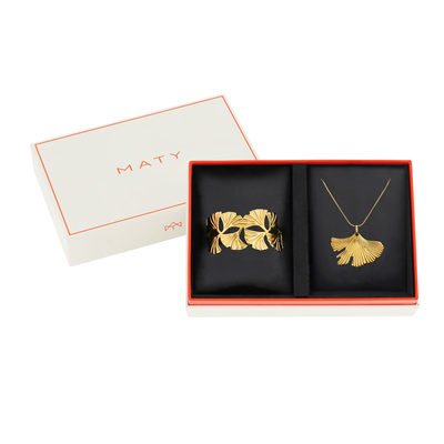 Parure en acier jaune - vue 1