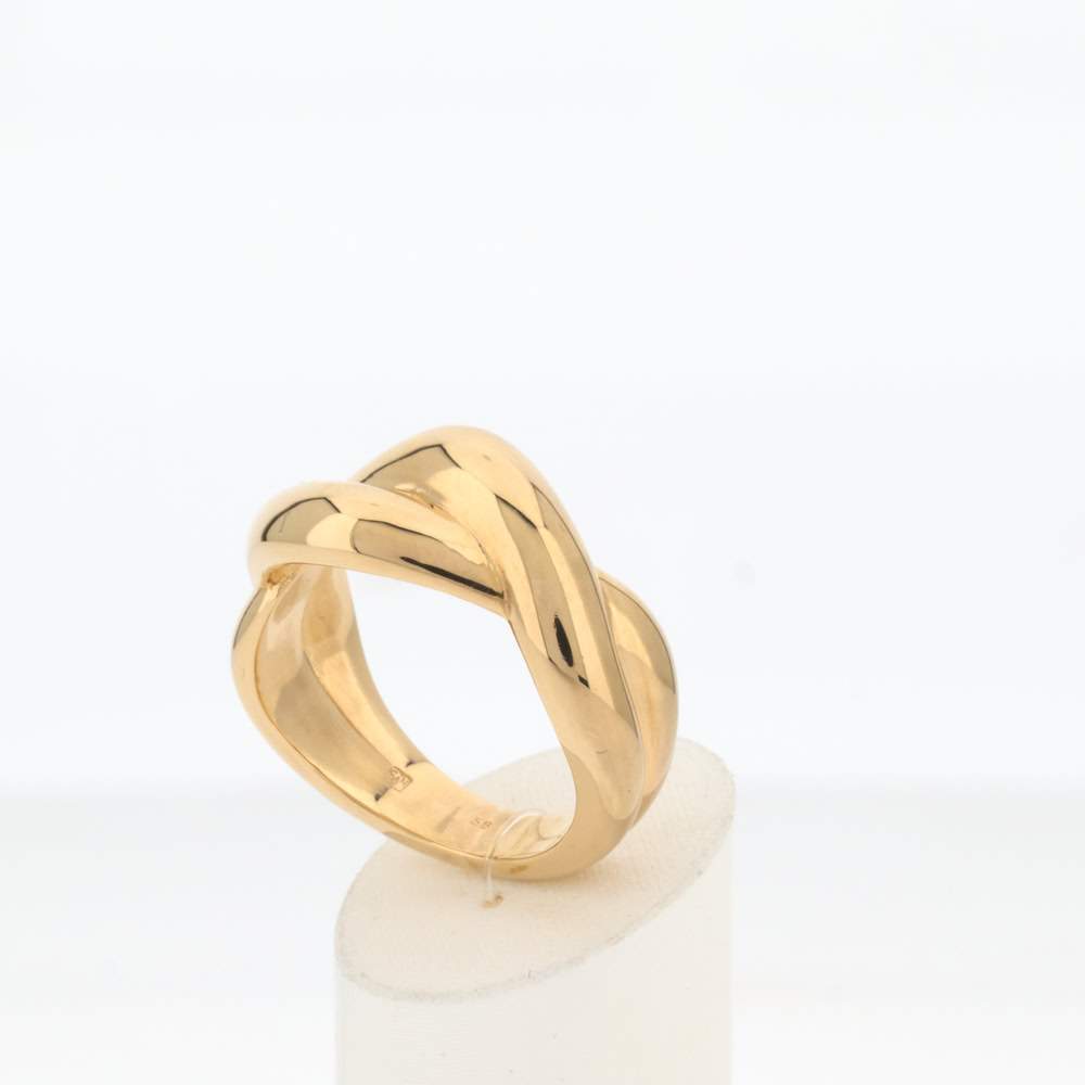 Bague plaqué or jaune - vue 4