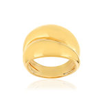 Bague plaqué or jaune - vue 1