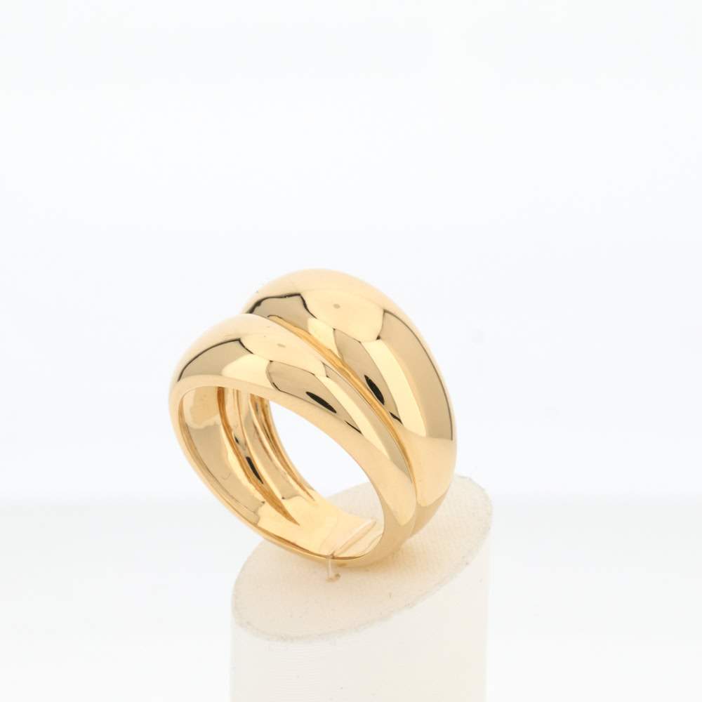 Bague plaqué or jaune - vue 4