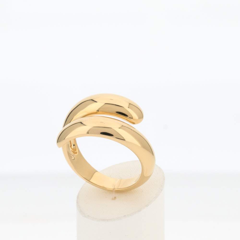 Bague plaqué or jaune - vue 3