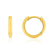 Créoles or 375 10mm