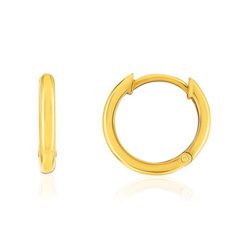 Créoles or 375 10mm