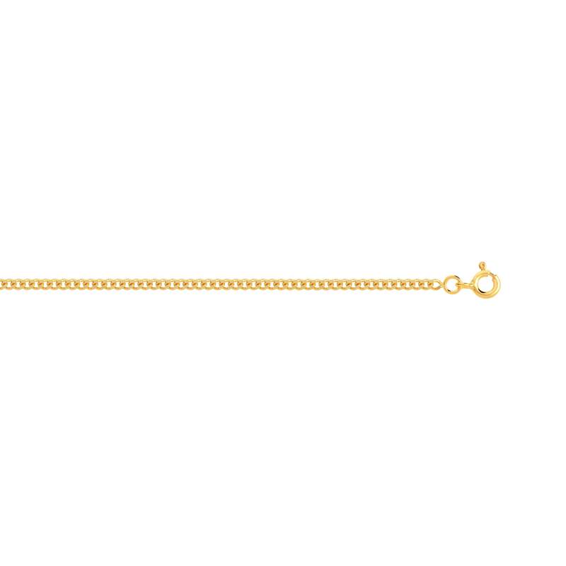 Chaine or maille gourmette 55 cm - vue 1