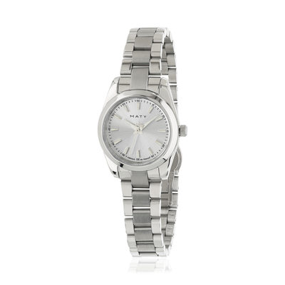 Montre HERITAGE femme bracelet acier blanc - vue 1