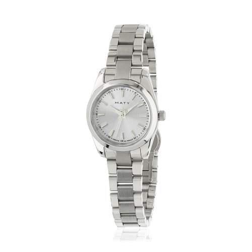 HERITAGE Women's Watch with White Steel Strap
