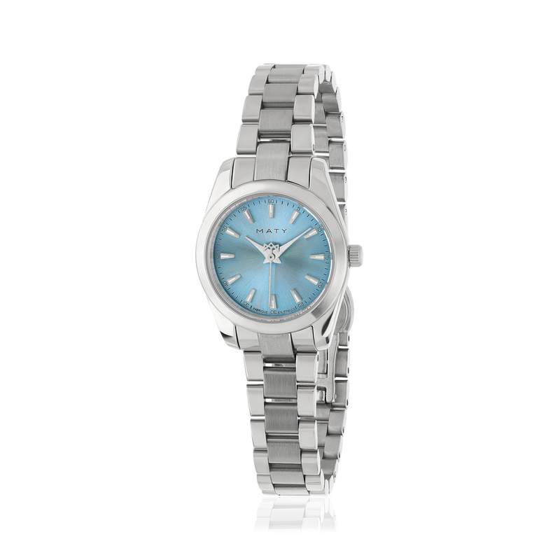 Montre femme HERITAGE bracelet acier blanc - vue 1