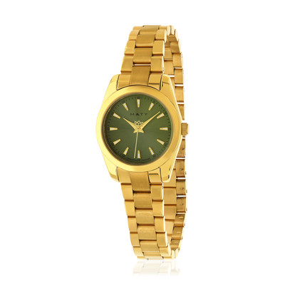 Montre HERITAGE femme bracelet acier inoxydable doré - vue 1