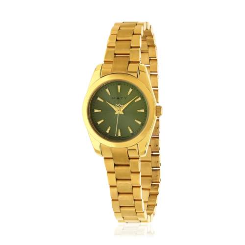HERITAGE Women's Watch with Gold-Tone Stainless Steel Strap