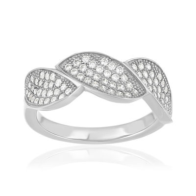 Bague argent 925 zirconias