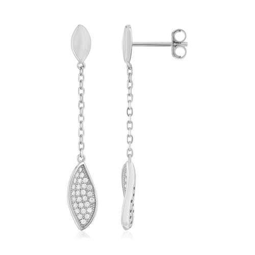 925 silver zirconia earrings
