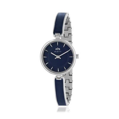 Montre MATY femme bracelet acier inoxydable argent