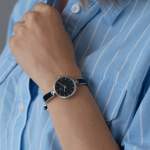 Montre MATY femme bracelet acier inoxydable - vue porté 1