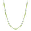 Collier argent 925 cristal vert 43cm - vue V2
