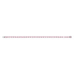 Bracelet argent 925 zirconias roses - vue 2